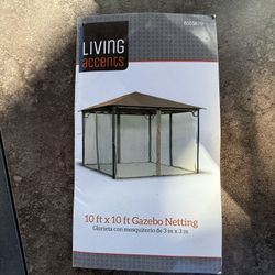 Gazebo Netting 10x10
