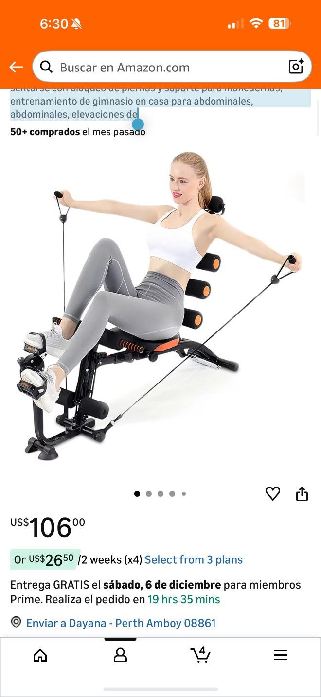 Abdominal training bench