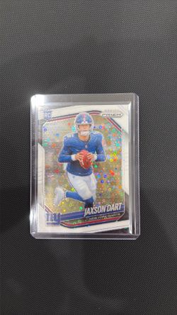 Panini 2025 Prizm Football White Disco Jaxson Dart Rookie Card #332