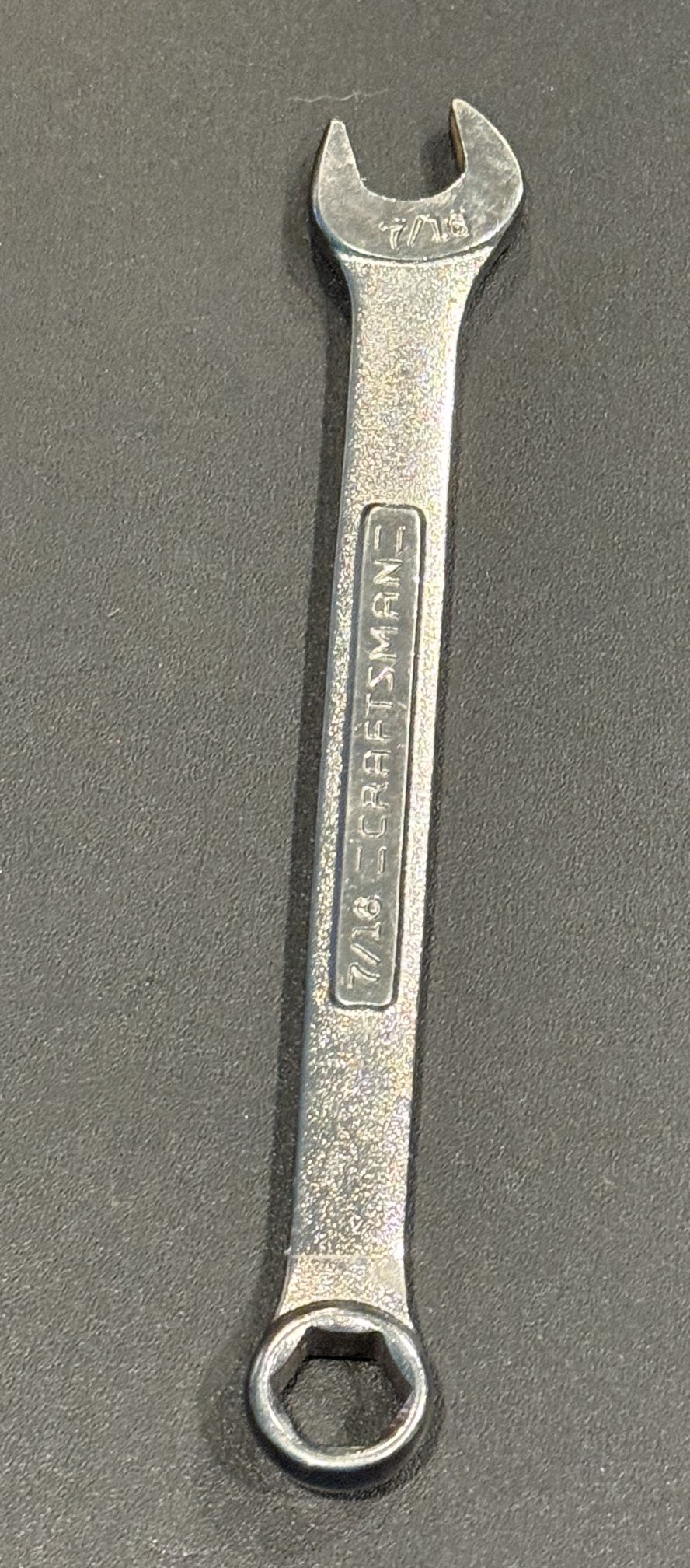 Vintage Craftsman 7/16" Combination Wrench, 6 Point, 44384, VA Series, USA