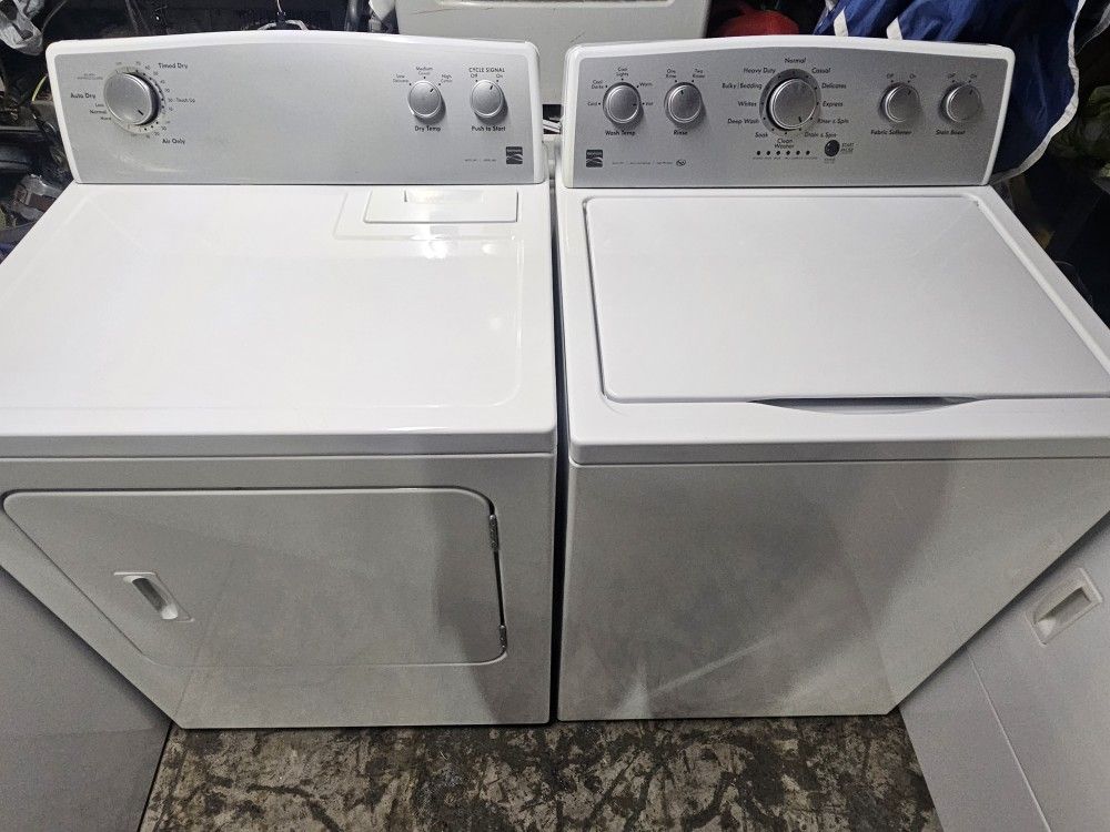 Great Working Agitator Less Kenmore Washer And Dryer Set