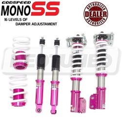 Godspeed MSS0219-B MonoSS Damper Lowering Coilovers Kit Strut Shock Spring Suspension Ford Mustang 1983-86