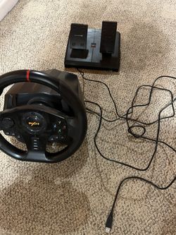 Racing Wheel  Sim With Pedals 
