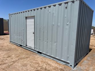 20ft shipping container with roll up door
