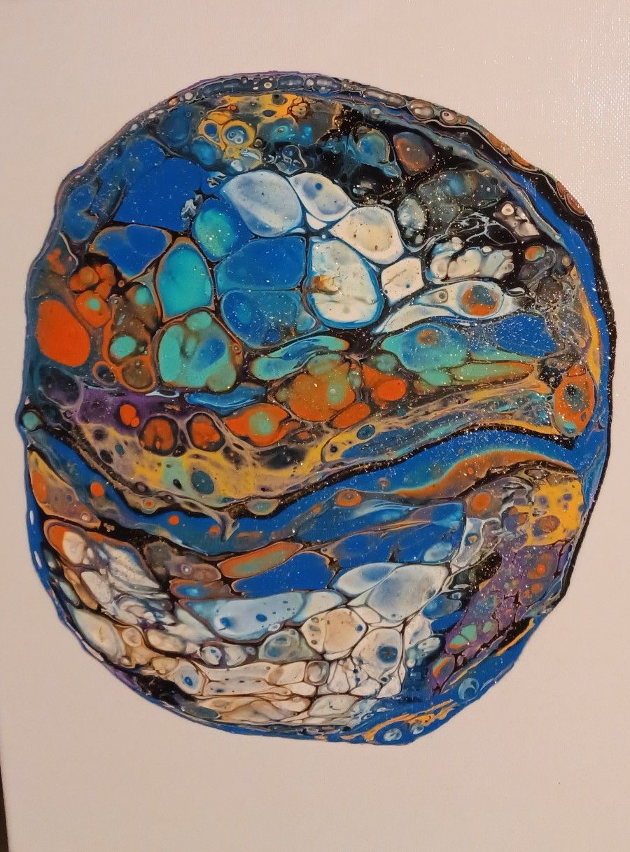 Acrylic Pour Canvas