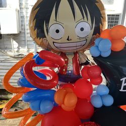 One Piece Balloon Stack – Custom Anime Party Decor 🎈🏴‍☠️