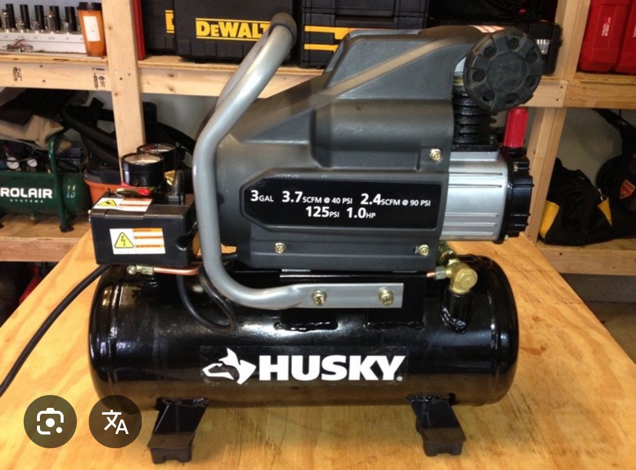 💨 Husky 3 Gallon Air Compressor – Lightly Used, Works Great!