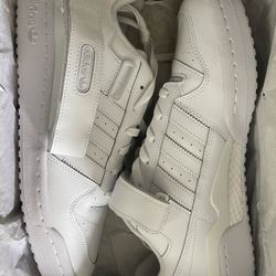 Adidas Forum Low Shoes Triple White Men's NEW SIZE 12.