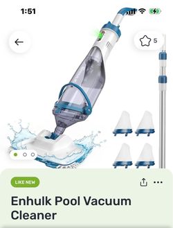 Enhulk Pool Vacuum Cleaner (new)