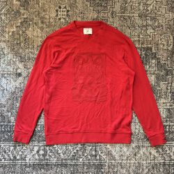 Les Benjamins Men’s Oversized Sweatshirt With Embroidery Size Medium NWT