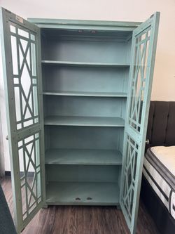 Antique Side door Cabinet 68Hx36Wx14D