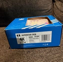 Adidas Superstar Crib Shoes Size 4K