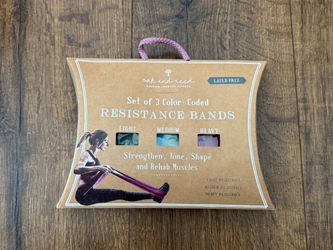 Oak and Reed Color-Coded Resistance Bands Latex Free