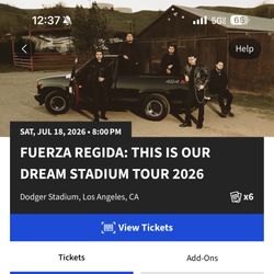 Fuerza Regida Tickets 
