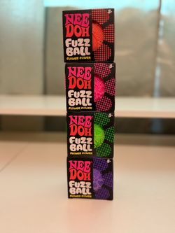 Nee Doh Fuzz Ball Flower Power