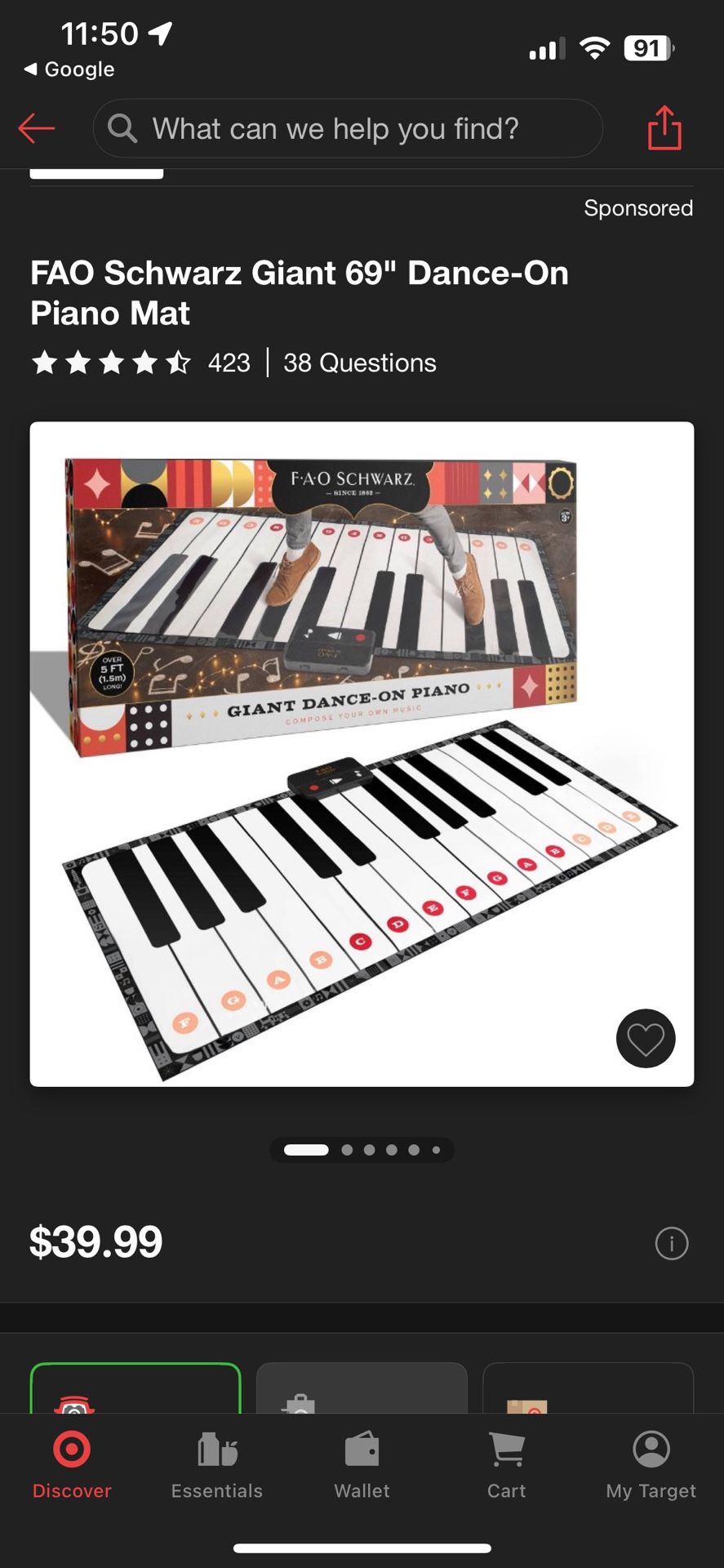Dance Mat Piano