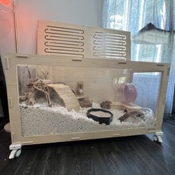 Niteangel Deluxe Large Hamster Cage/tank Enclosure 