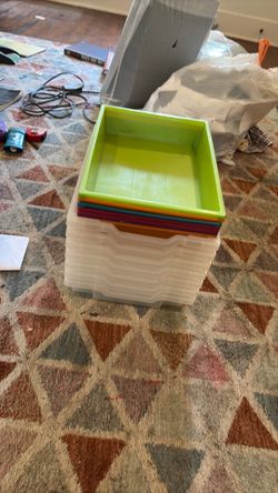 Plastic bins