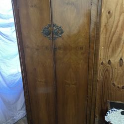 Antique armoire closets