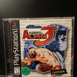 Street Fighter Alpha 3  Case And Manual PS1