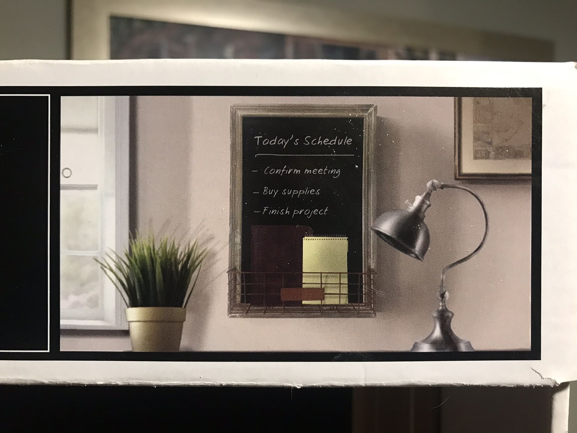 Chalkboard Wall Organizer