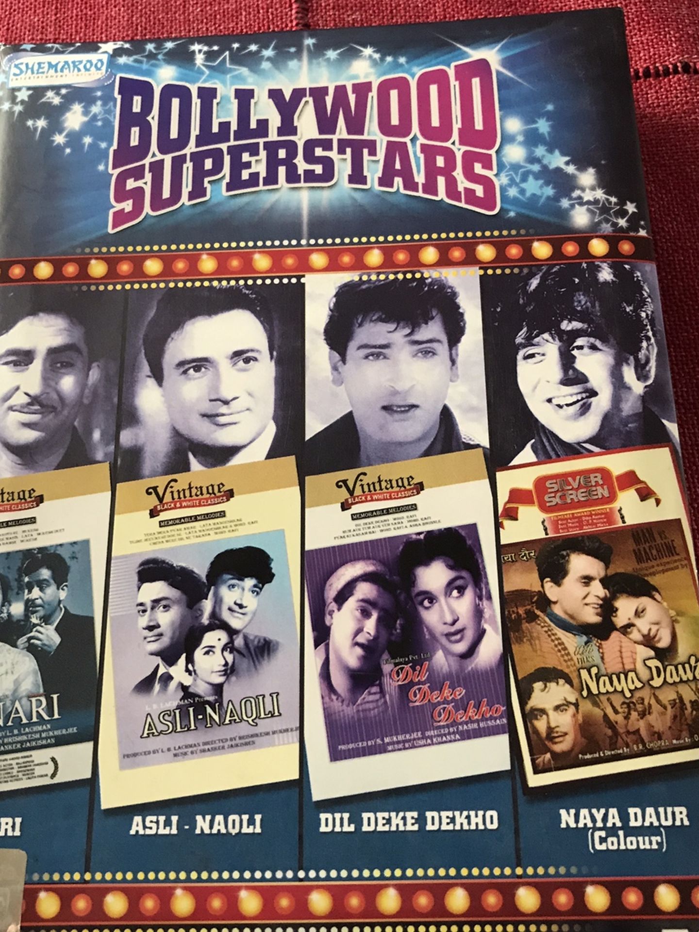 Bollywood Superstars 4 Movie DVD Pack