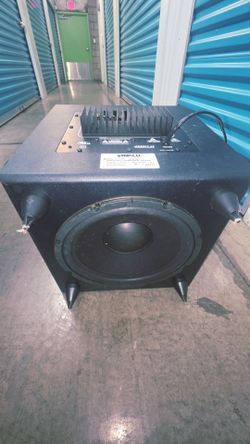 KLH E-12DB Powered Sub woofer 12" 125W Active Amplified Sub Tested Works
