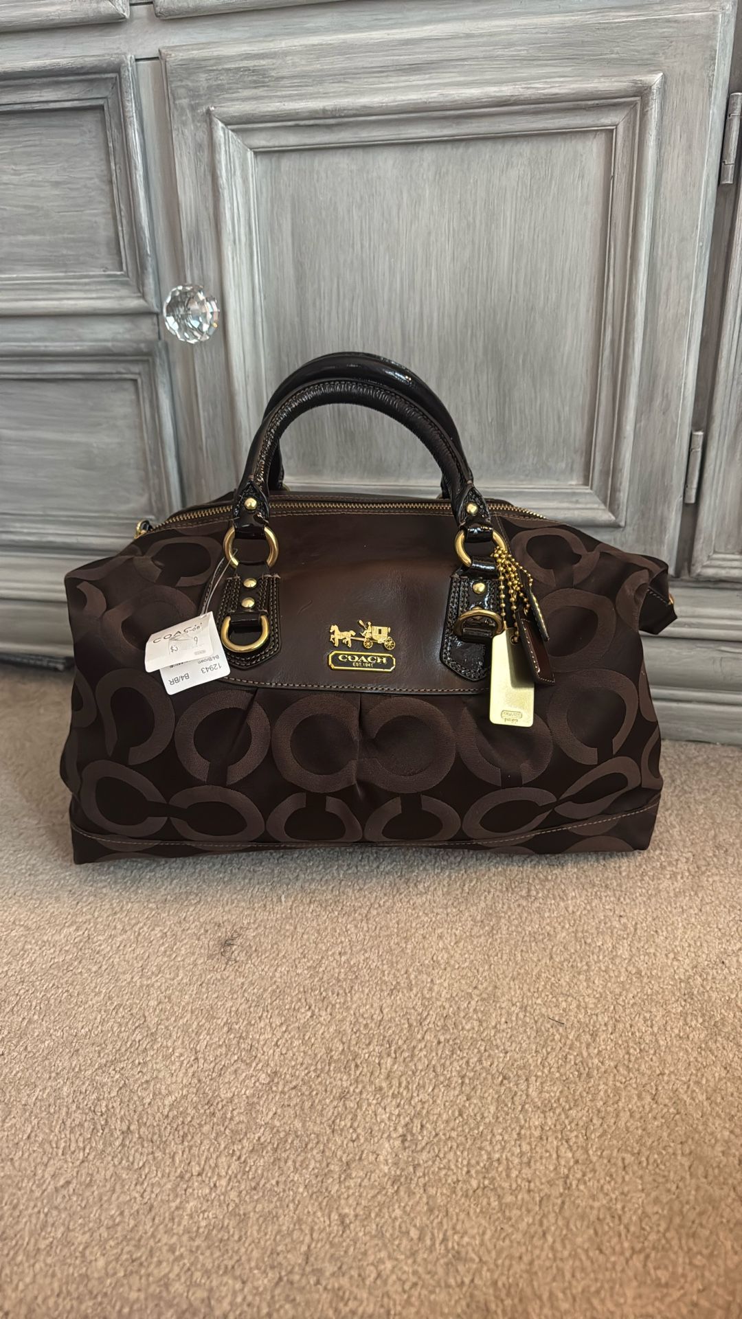 Vintage Brown Coach Bag
