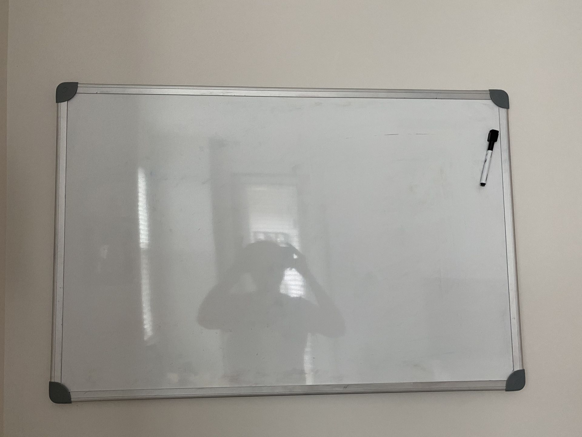 White board and markers