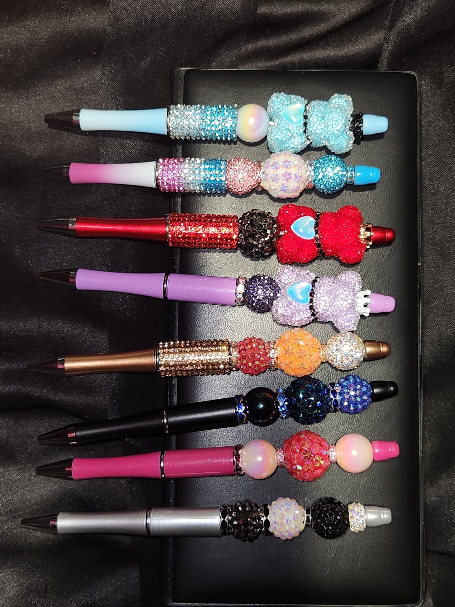 Fun Beaded Pens Multi Color- Sparkly Or Solid Colors