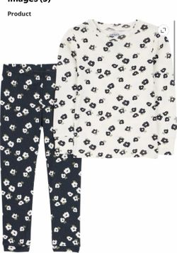 Carters Floral print pajama size 18 months