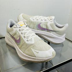 NIKE Winflo 8 White Infinite Lilac Running Shoes - Womens Size 9 - CW3421 102