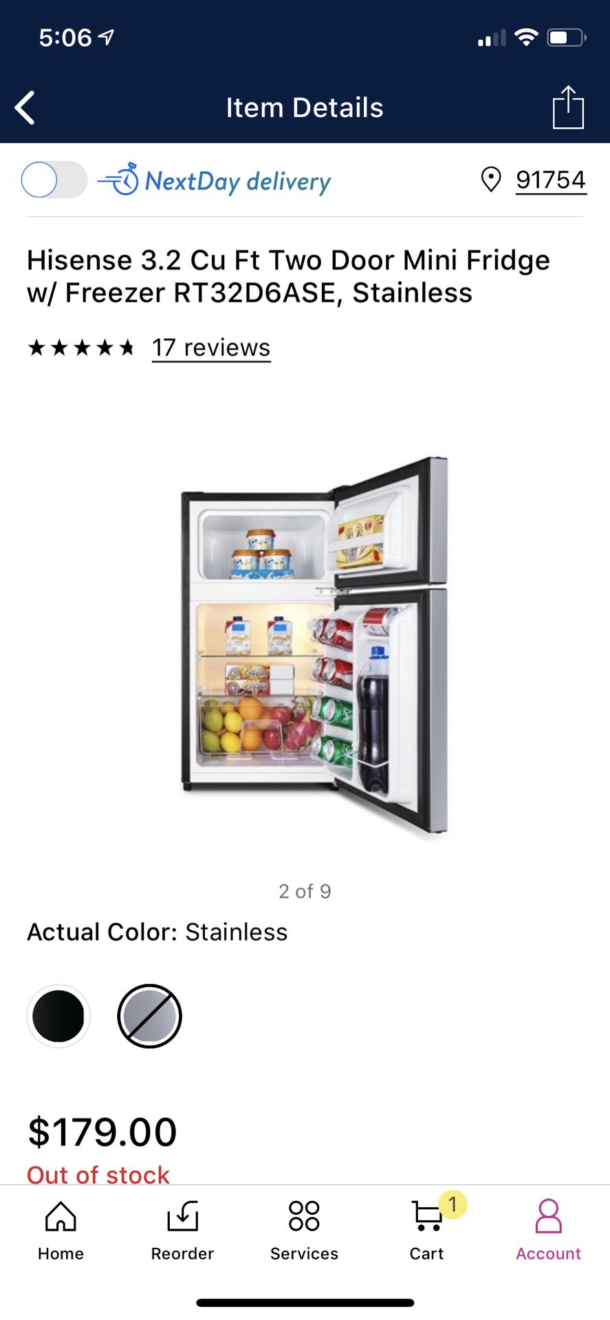 Hisense mini/compact fridge