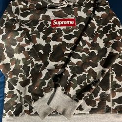 Supreme Box Logo Duck Camo Hoodie Medium