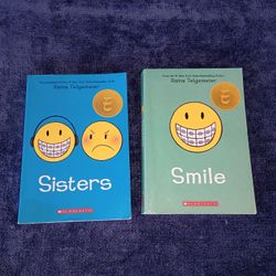 Sisters and Smile Books by Raina Telgemeier