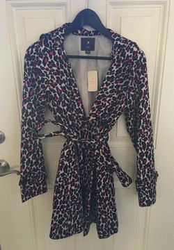 New spring forever 21 leopard pink coat
