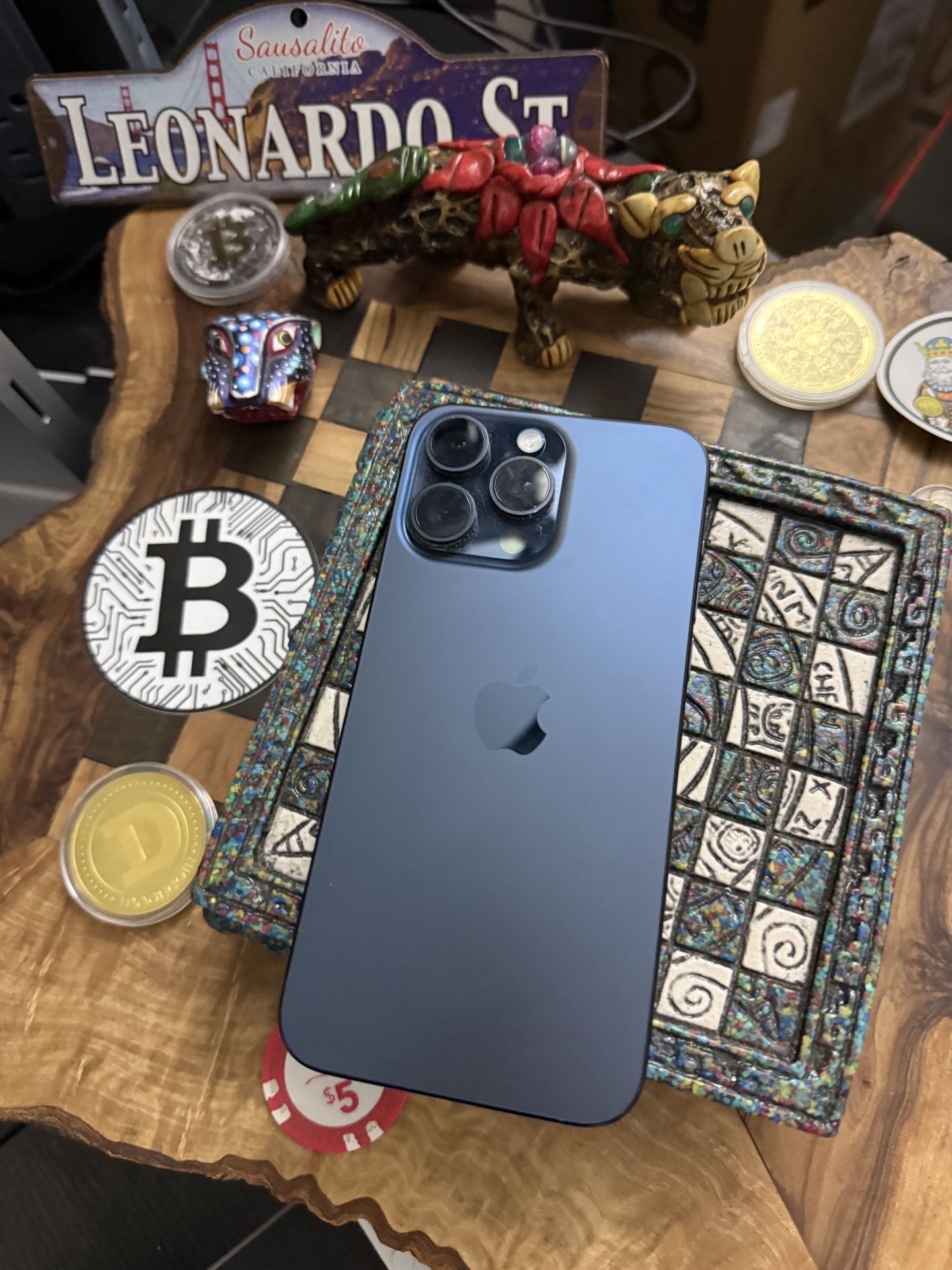 IPhone 15 Pro Max 256GB Blue Titanium Tmobile Or Metro