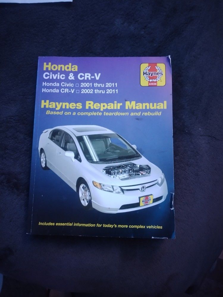 Honda CRV/Civic Haynes Manual
