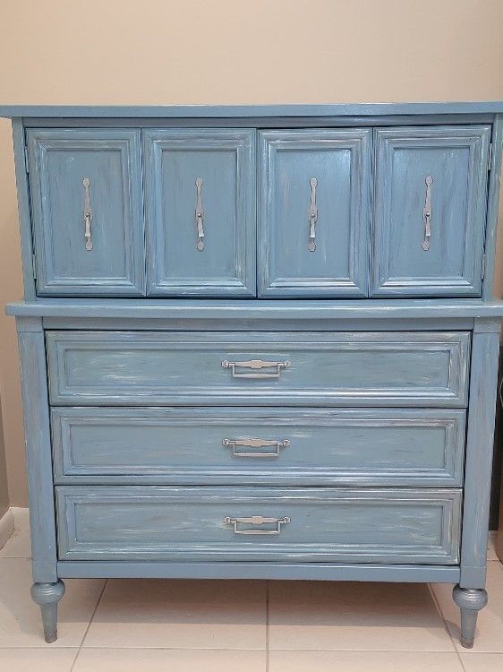 Blue Dresser