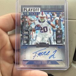 2024 Contenders Frank Gore Jr Rookie Auto/149 Playoff Ticket Bills
