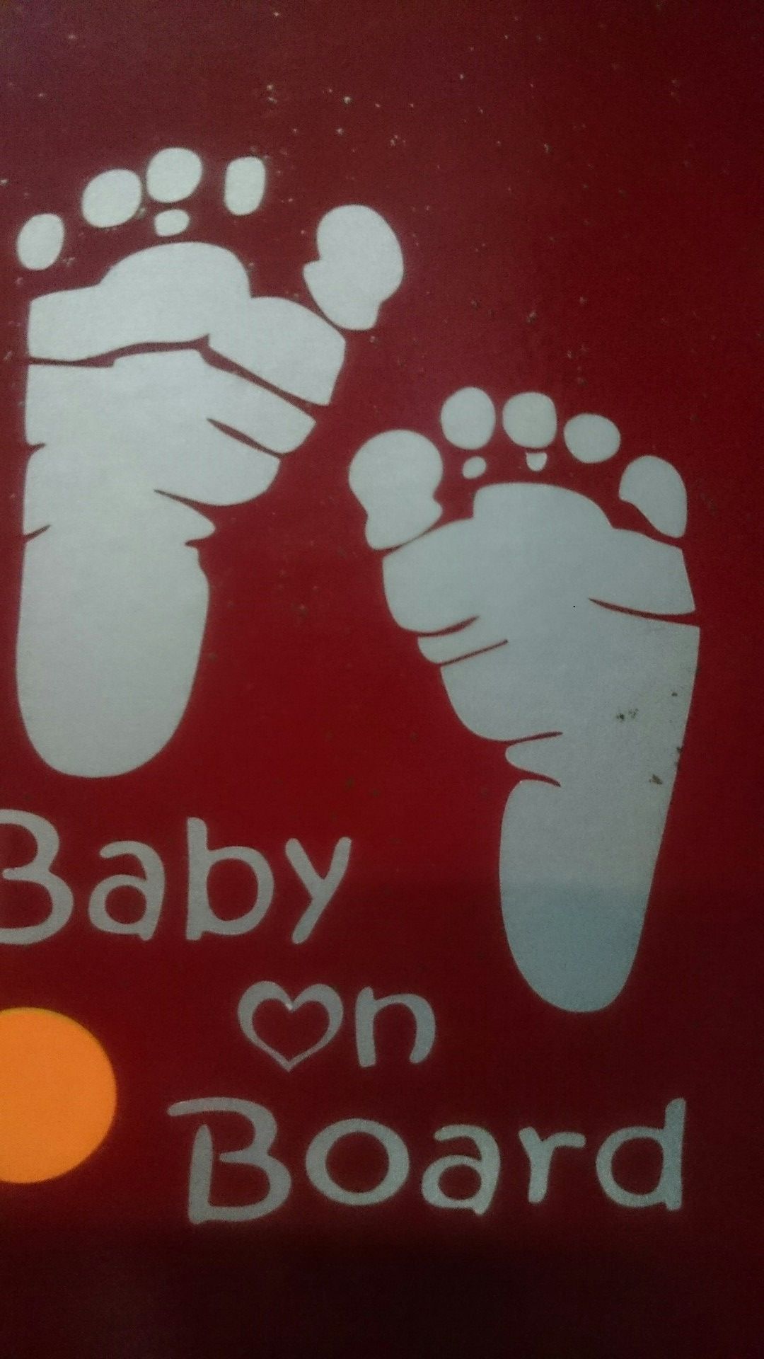 Baby on Board Sticker