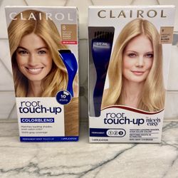 Clairol Root Touch-Up Nice'n Easy Permanent Hair Dye, 8 Medium Blonde or 9 Light Blond, Hair Color, 1 Kt Box 