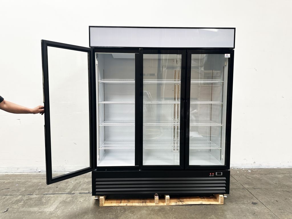 64 inches Commercial 3 Glass Door Refrigerator NSF Certified GDC 42,All Products : American Fashion Style Bags On Sale