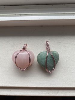 Wire Wrapped Hearts 