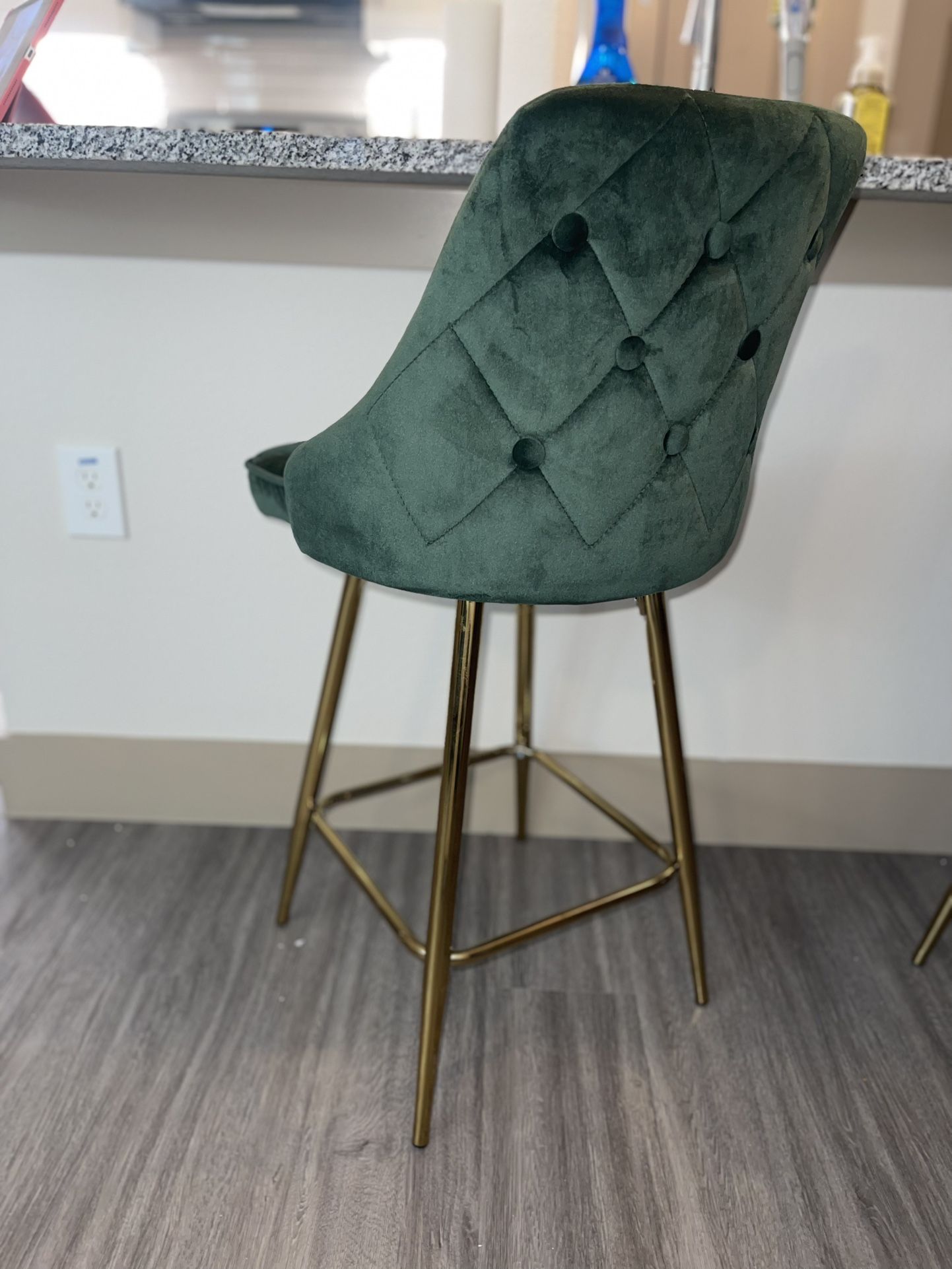 Emerald Green Bar Stool