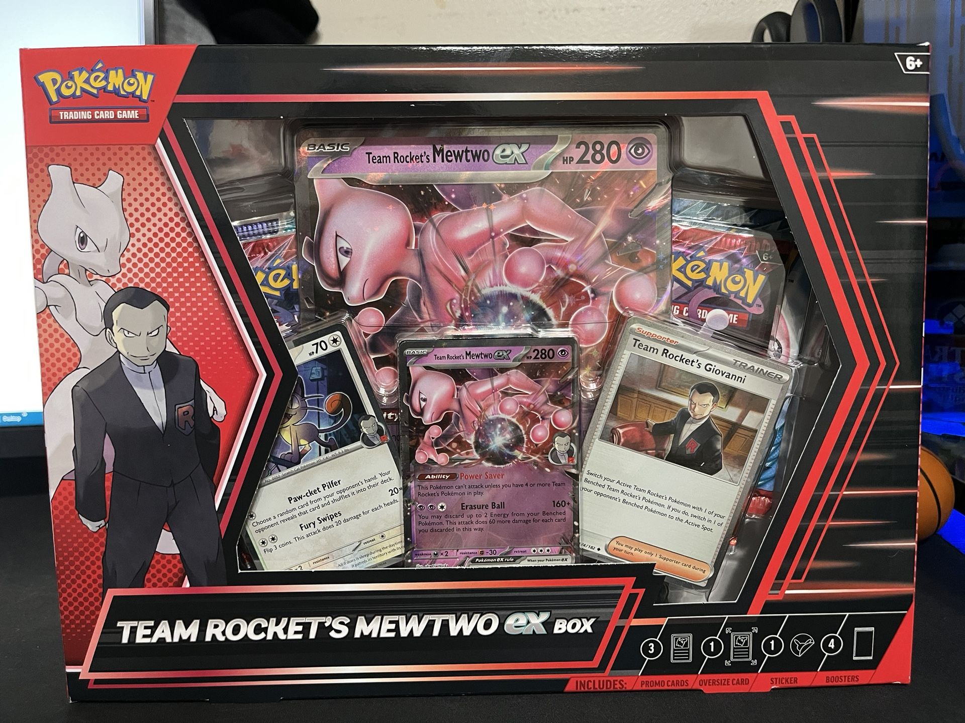Team Rocket Mewtwo Ex Box
