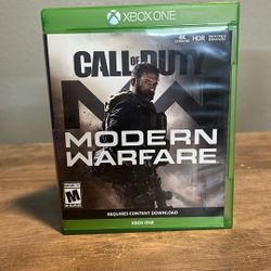 XBOX ONE CALL OF DUTY MODERN WARFARE 