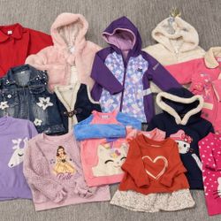 18pc Bundle of kids clothes (size 4–7T)