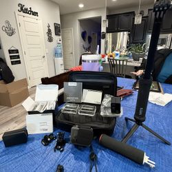 Go Pro  Plus Camera With Case And Assorted Accessories