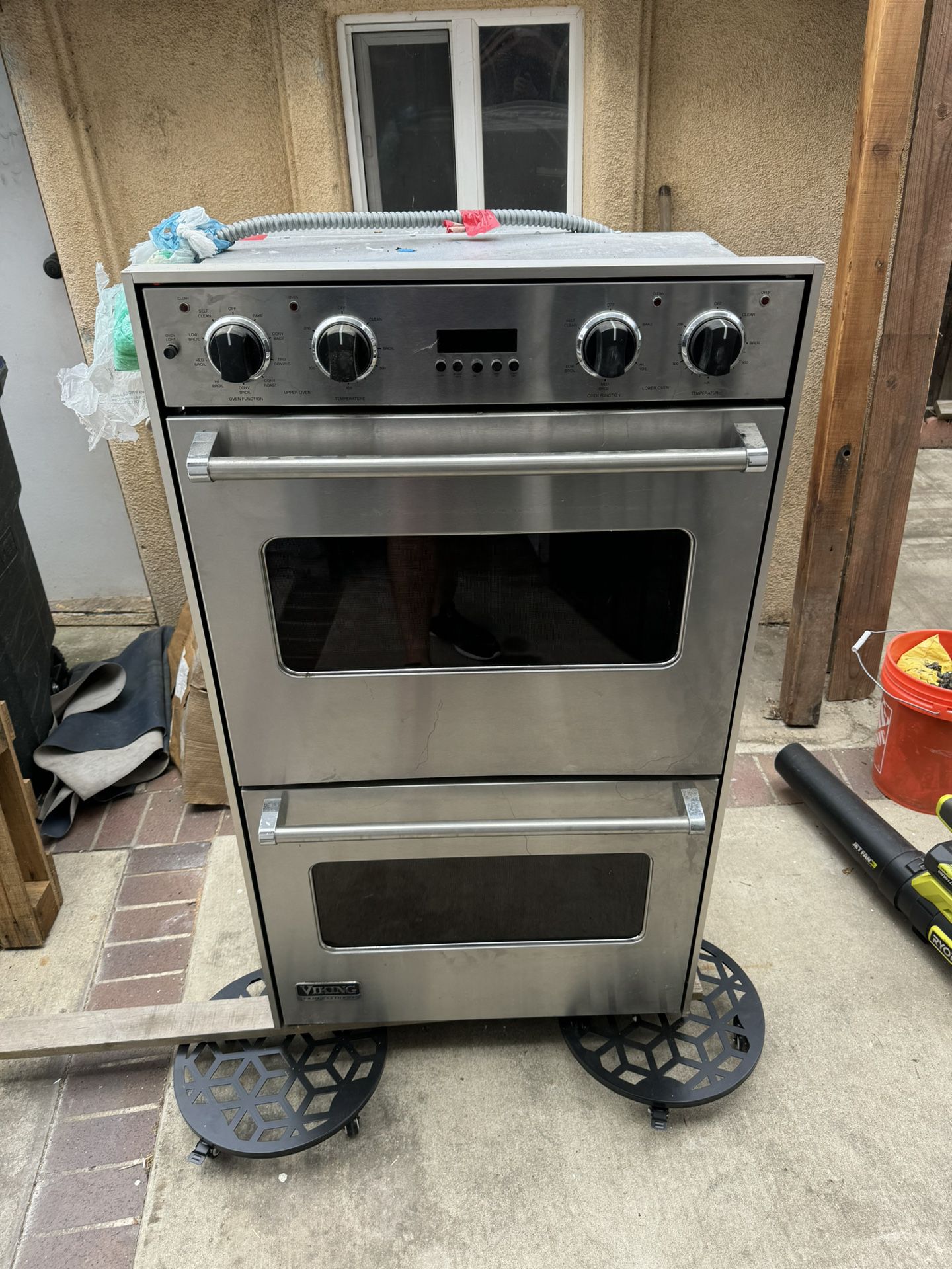 Viking Double Electric Ovens 